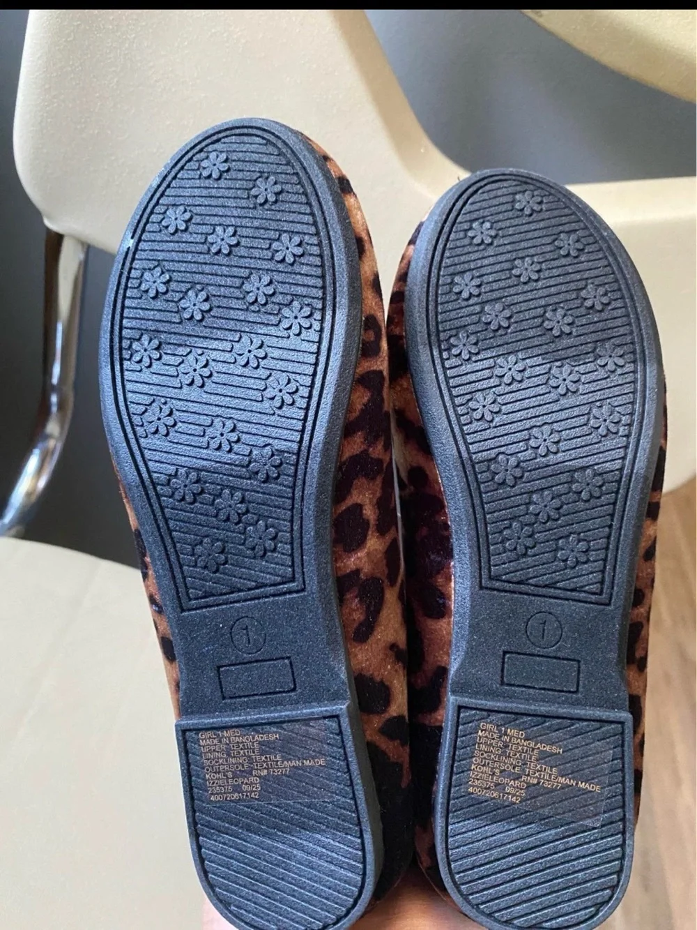 SONOMA Leopard-Print Ballet Flats in Brown and Black FOR GIRL